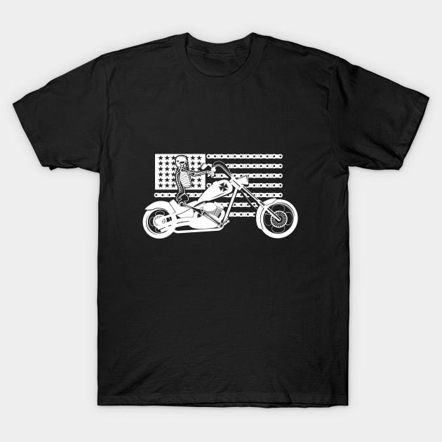 Skeleton Ride T-Shirt by Dimmo